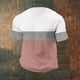 thumbnail image 5 of Tops para hombre, blusas y camisas de manga corta con cuello redondo para hombre, camisetas casuales holgadas con estampado elástico para hombre, blusa de manga corta con cuello redondo para primavera, 5 of 7
