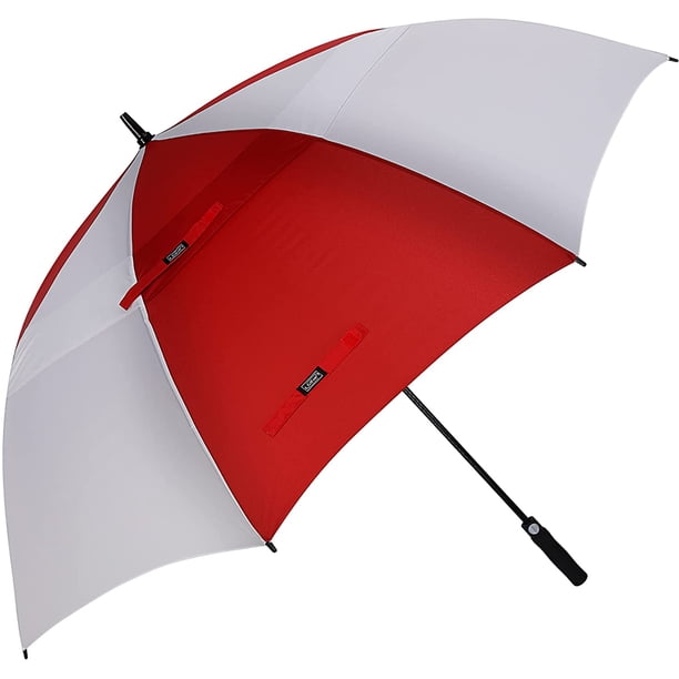G4Free Paraguas de golf abierto automático de 47/54/62/68 pulgadas Paraguas de golf de gran tamaño extra grande con dosel doble ventilado A prueba de viento Paraguas impermeables