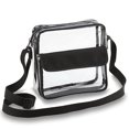 thumbnail image 1 of Bolso bandolera transparente con correa ajustable para eventos deportivos, conciertos, festivales, trabajo, 1 of 4