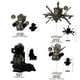 thumbnail image 4 of SparkBricks 9-Piece Toilet people Mech TV Man Building Set – 1.77-Inch Mini Action Figures, Interactive Anime Construction Toys for Kids, 4 of 10
