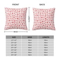 thumbnail image 2 of Yiaed Hearts Print Pillow Covers Super Soft Decorative Square Throw Pillow Covers Case Cushion Covers for Sofa Couch Bedroom Car Decor（No pillow core）-24"x24", 2 of 7