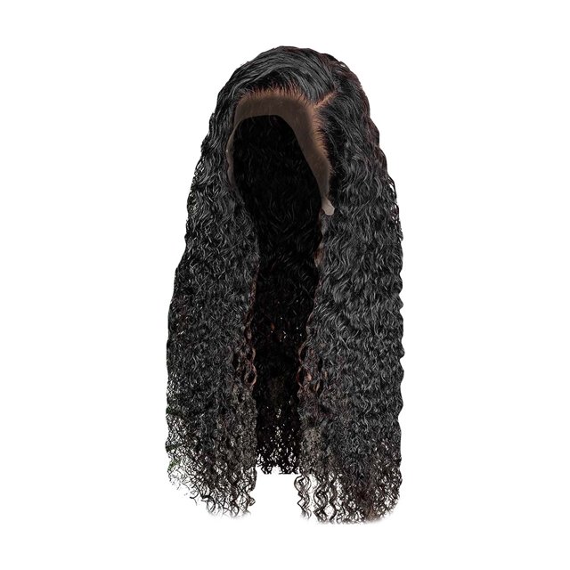Synthetic Curly Wig - 150% Density Gradient Colors, Adjustable Lace Front for African Women Daily Party Wear
