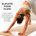 thumbnail image 4 of Cork Yoga Mat – Non-Slip Ultra-Premium Cork |   Thicker, Longer & Wider for  Comfort |    Natural Grip &  Friendly |   Optional Alignment Lines |   For Yoga, Bikram & Hot Yoga, 4 of 7