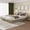 Natural wood color, variant on COZONY Twin Wood Platform Bed Frame, Wave Edge Bed Frame with Wood Slat Support, No Headboard, Noise-Free Mattress Foundation, No Box Spring Needed, Easy Assembly, Walnut