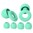 thumbnail image 2 of Yuehao 2 Bouchons d'Oreilles Réduisant le Bruit - Bouchons d'Oreilles Réutilisables Confortables pour le Sommeil, la Concentration Profonde, les Voyages, Vert, 2 of 4
