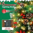 thumbnail image 6 of Yexmas 2PCS Pre-lit Artificial Mini Christmas Tree,24 Inch Small Tabletop Xmas Tree for Indoor Outdoor Christmas Decor, 6 of 8