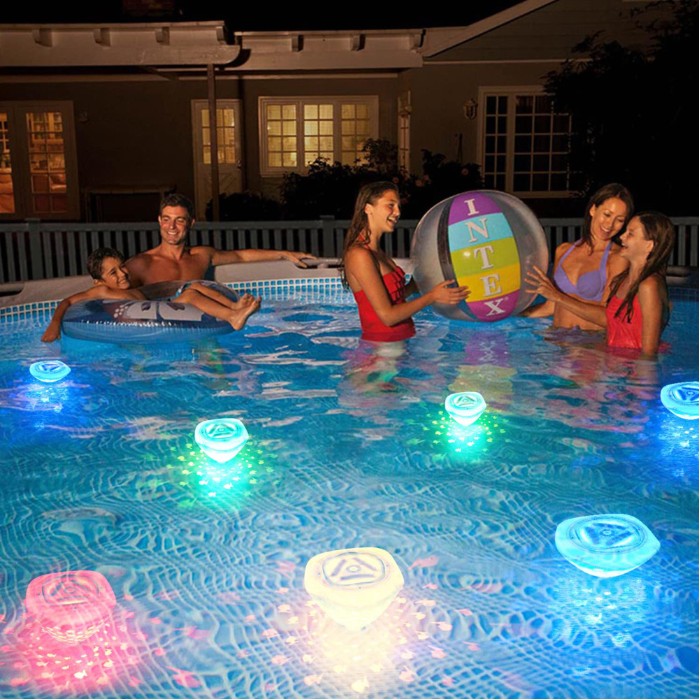 Floating Pool Lights Color Changing Underwater Pool Decor for Parties Swimming Pools Fish Tanks