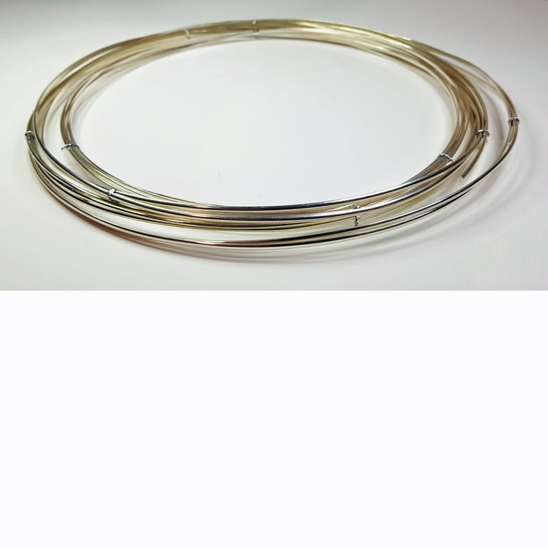 10 Gauge Sterling Silver Half-Round Wire
