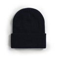 thumbnail image 2 of Qwertyu Ski Beanie Hats for Men Soft Warm Winter Knitted Hats Navy One Size, 2 of 3