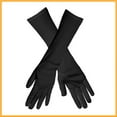 thumbnail image 6 of Sleeve Gloves For Women Elbow Length Stretchy Fabric 1920s Themed Event Evening Occasions, 6 of 8
