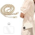 thumbnail image 1 of KOMI Phone Crossbody Chain CellPhone Lanyard,Universal Phone Chain Strap with Tether Patches Compatible with Most Phones, 1 of 5