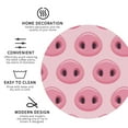 thumbnail image 4 of Bingfone Vintage Pig Nose Leather Drinks Coasters With Set Of 6,Suitable For Home Kitchen,Coffee Cup Coasters Home Gift, 4 of 9