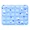 Blue, variant on Green Pet Cooling Mat 23.62 x 35.43 Inch, Thick Polyester Taffeta PVC Composite Cooling Pad with Ice Powder, Summer Cool Bed for Dogs and Cats