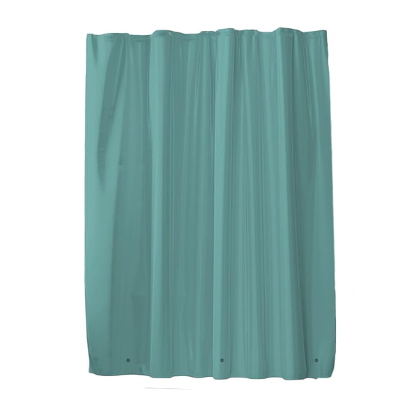 Eoozwa Solid Color Waterproof Shower Curtain, Thickened Polyester Bathroom Toilet Partition with 12 Hooks, 70.87 x 70.87 Inches