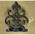 thumbnail image 3 of Lulu Decor, Cast Iron Fleur De Lis Door Stop, Door Stopper in Antique Black Finish, Beautiful and Useful Product (1), 3 of 6