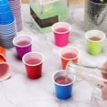 thumbnail image 6 of 600 Pack Plastic Shot Glasses, 2 oz Disposable Cups, Mini Multicolor Party Cups for Drinking, Tasting, Serving Samples, Birthday Party Supplies, Picnic (6 Colors), 6 of 7