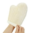 thumbnail image 3 of Guante de esponja de lufa 1 Pc Unique Bargains, exfoliante corporal duradero para baño 8.66"x6.54" beige, 3 of 6