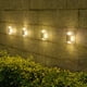 thumbnail image 2 of Bewildely Luces de pared solares para exteriores, solución de iluminación elegante y práctica, 2,8 LED SMD, cuentas de lámpara, luces de paso Iluminación y accesorios luz blanca 4 piezas, 2 of 6