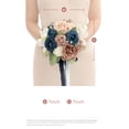 thumbnail image 4 of Artificial Flowers Dusty Rose & Blue Bridesmaid Bouquet, Wedding Flowers Bouquets for Bridesmaids, 7 Inch Bridal Bouquets for Bridesmaids, Wedding, Ceremony, Anniversary, etc, 4 of 31