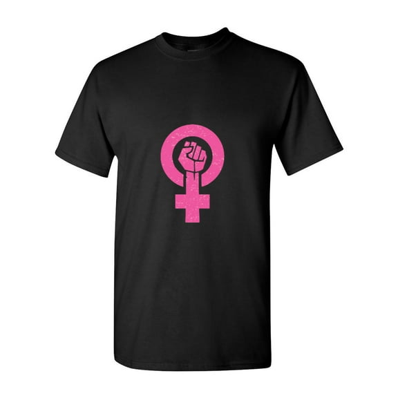 Feminist Fist Girl Power Equality Women's Era Graphic Art T-Shirt, for men & women, up to size 5XL