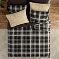 thumbnail image 5 of Wonderful Plaid Faux Wool Comforter Set – 3-Piece Cozy Stylish All-Season Bedding, 5 of 7