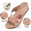 thumbnail image 4 of Women's Orthopedic Sandals 2026 Dressy Arch Support Slip On Dressy Summer Comfortable Slides Shoes Lightweight Memory Foam Platform Sandal, 4 of 6