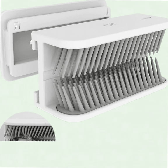 Hair Catcher for Shower, Reusable Hair Trap Drain Protector, Silicone Hair Catcher for Bathtub (White)