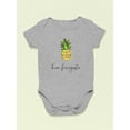 thumbnail image 3 of Buon Ferragosto Pineapple Doodle Bodysuit Infant -Image by Shutterstock,  Newborn, 3 of 4