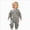 Grey, variant on 9-12 Months Infant Jumpsuit Girls' Clothing With Fitting And Comfortable Cartoon Printed Climbing Suit Newborn Fall Winter Gift Clothes,Beige Jumpsuit Sleep & Play One-Piece Bodysuit