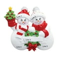 thumbnail image 4 of Personalized Snowman Couple Ornament 2024 Our First Christmas Together 1 Count - Ornaments by Elves, 4 of 10