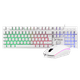 thumbnail image 1 of Kit Gamer 2 en 1 XTREME PC GAMING Battle Chief Teclado y Mouse Membrana Español 3600 DPI RGB USB Blanco, 1 of 6