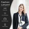 thumbnail image 5 of Retractable ID Badge Holder with Breakaway Lanyard,Heavy Duty Badge Reel,Detachable Keychain, Cruise Ship Cards Holder,for Nurse Officer Teacher Security Staff Women Men, 5 of 6