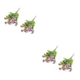 thumbnail image 1 of Toystoory Ramo artificial no tóxico de 2 piezas para bodas y decoración del hogar: buena sensación de mano y realista Púrpura claro+profundo 2Conjunto, 1 of 6