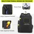 thumbnail image 4 of Mochila para Pickleball HAMBOLY con Enfriador Gris Oscuro, 4 of 6