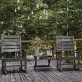 thumbnail image 5 of Flash Furniture Halifax Outdoor Folding Side Table, Portable All-Weather HDPE Adirondack Side Table in Gray, 5 of 12