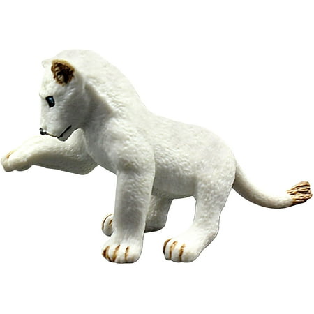 Funshowcase African Jungle Animals Playing White Lion Cub Toy Figure