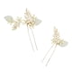 thumbnail image 5 of Pinzas para el cabello de la boda Yuyangstore 2 uds doradas, 5 of 8