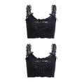 thumbnail image 4 of Jumpingount Sexy Tanktop Tight Hollow Lace Strap Punk Camisole Beach Vacation Party Crop Top Office Clubwear Ropa de verano L L 2piezas Jumpingount CBP270896, 4 of 6