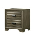 thumbnail image 6 of Loiret Light Grey Finish Wood Storage Platform King Bedroom Set with Dresser, Mirror, Nightstand, 6 of 11