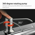 thumbnail image 6 of 360° Sink Soap Dispenser Stainless Steel Kitchen Hands Liquid Pump Bottle Kit, 6 of 6