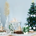 thumbnail image 2 of STOBOK 5Pcs Artificial Golden Leaves Tree Decoration with Glitter for Christmas Party, 2 of 5