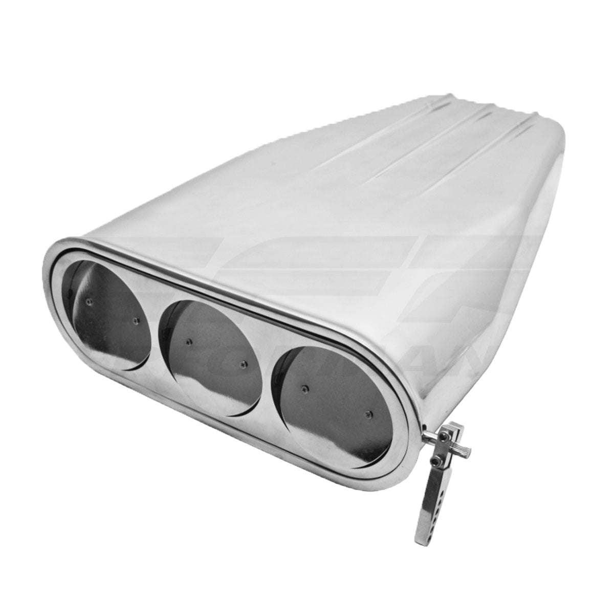 Scoop Bug Catcher Style Single Or Duad BBL 5 1/8" Smooth Polished