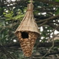 thumbnail image 4 of Casa de colibrí, decoración de casas de aves , de pájaro tejido para colgar, choza de pájaro para exteriores, jardín, hogar, Zulema casa nido, 4 of 7