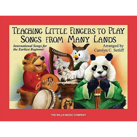 Teaching Little Fingers to Play Songs from Many Lands: Piano Solos with Optional Teacher (Paperback) by Carolyn C Setliff