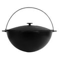 thumbnail image 2 of Brizoll Dutch Oven Pot with Lid Cast Iron Asian Cauldron (Kazan) with Cast Iron Lid 8.5 qt. (8 L) Camping Wok Kazan Cooking Pot Kitchen Pot Cookware, 2 of 7