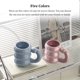 thumbnail image 3 of Advancent Taza de cerámica para café, té, agua, tazas creativas, contenedor de desayuno, taza colorida para parejas, tazas nórdicas de oficina, regalo Teteras Amarillo Advancent HA081409-01, 3 of 6
