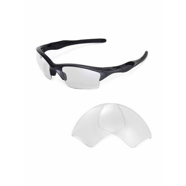 Walleva Clear Replacement Lenses for Oakley Half Jacket  XL Sunglasses -  