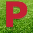 thumbnail image 1 of Advanced Graphics 3258 20 x 15 Po. Panneau de Verge Lettre P, Rouge, 1 of 1