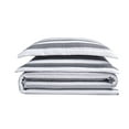 thumbnail image 4 of Truly Soft Curtis Stripe White and Grey Polyester 3-Piece Full/Queen Quilt Set, stripe themed, for Men and Women, OEKO-TEX Certified Confidence, 4 of 7