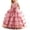Hot Pink A, variant on Zpanxa Girls' Dresses Girls' Long Sleeve Pink Lace Bodice Dress Bow Tiered Tulle Skirt Formal Holiday Flower Girl Gown